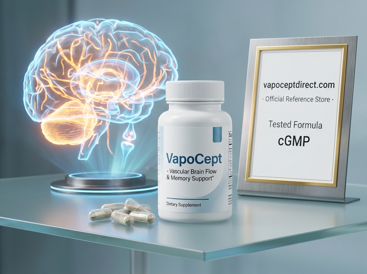 VapoCept neurovascular microcirculation model and official reference store display at vapoceptdirect.com